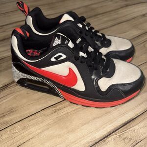 Women's Nike Air Max Trax Premium Shoes (649101-160) WHITE/CRIMSON Size 7